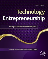 Cover image: Technology Entrepreneurship: Taking Innovation to the Marketplace 2nd edition 9780124201750