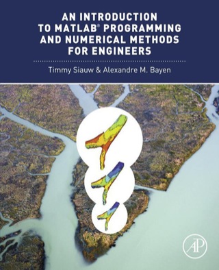Imagen de portada: An Introduction to MATLAB® Programming and Numerical Methods for Engineers 9780124202283
