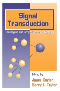 صورة الغلاف: Signal Transduction: Prokaryotic and Simple Eukaryotic Systems 9780124293502