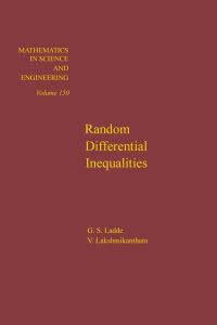 صورة الغلاف: Random differential inequalities 9780124327504