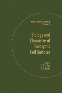 صورة الغلاف: Biology and Chemistry of Eukaryotic cell  Surfaces 1st edition 9780124415508