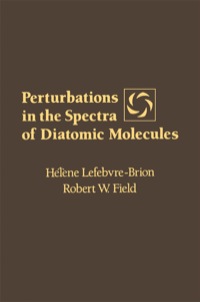 Imagen de portada: Perturbations in the Spectra of Diatomic molecules 1st edition 9780124426900