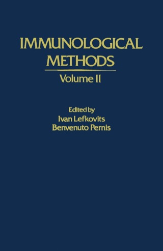 Imagen de portada: Immunological Methods 1st edition 9780124427020