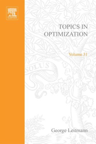 Omslagafbeelding: Topics in optimization 9780124429567