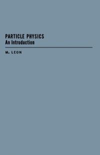Imagen de portada: Particle Physics: An Introduction 9780124438507