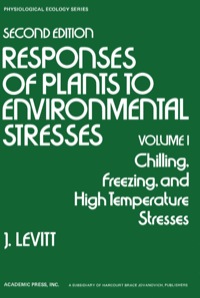 Cover image: Chilling, Freezing, and High Temperature Stresses 2nd edition 9780124455016