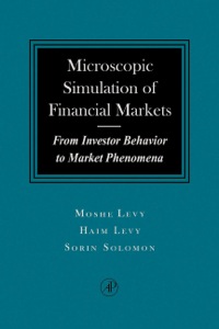 Cover image: Microscopic Simulation of Financial Markets: From Investor Behavior to Market Phenomena 9780124458901