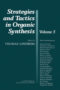 Imagen de portada: Strategies and Tactics in Organic Synthesis: Volume 3 9780124502826