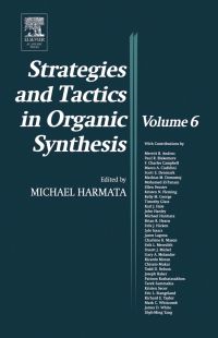 Omslagafbeelding: Strategies and Tactics in Organic Synthesis 9780124502888