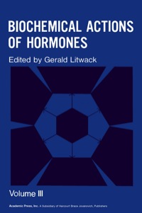Cover image: Biochemical Actions of Hormones V3 1st edition 9780124528031