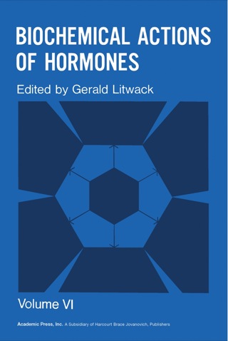 Cover image: Biochemical Actions of Hormones V6 1st edition 9780124528062