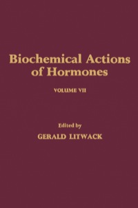 Cover image: Biochemical Actions of Hormones V7 1st edition 9780124528079
