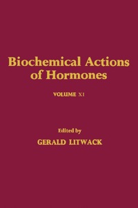 Cover image: Biochemical Actions of Hormones V11 1st edition 9780124528116