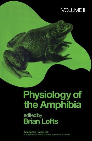 Cover image: PHYSIOLOGY OF THE AMPHIBIA VOL 2 1st edition 9780124554023