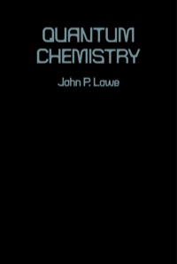 Imagen de portada: Quantum Chemistry 1st edition 9780124575509