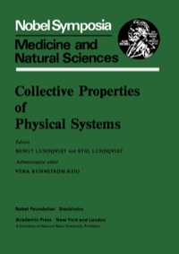 表紙画像: Collective properties of physical systems: Medicine and Natural Sciences 9780124603509