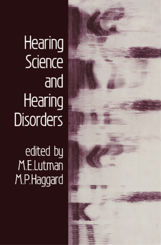 صورة الغلاف: Hearing Science and Hearing Disorders 9780124604407