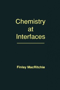 Cover image: Chemistry at Interfaces 9780124647855