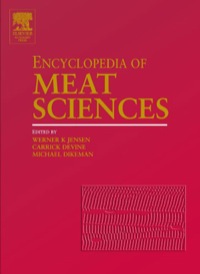 Titelbild: Encyclopedia of Meat Sciences, Three-Volume Set 9780124649705