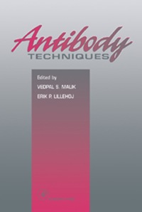 Imagen de portada: Antibody Techniques 9780124664609
