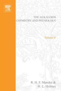 Cover image: The Alkaloids: Chemistry and Physiology  V2: Chemistry and Physiology  V2 9780124695023