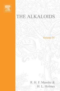 Omslagafbeelding: The Alkaloids: Chemistry and Physiology  V4: Chemistry and Physiology  V4 9780124695047