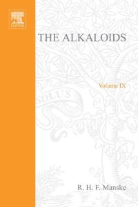 Titelbild: The Alkaloids: Chemistry and Physiology  V9: Chemistry and Physiology  V9 9780124695092