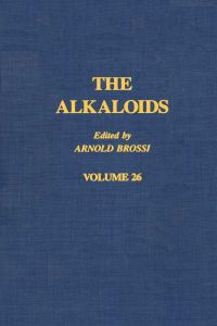 Cover image: The Alkaloids: Chemistry and Pharmacology V26: Chemistry and Pharmacology V26 9780124695269