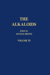 Omslagafbeelding: The Alkaloids: Chemistry and Pharmacology  V33: Chemistry and Pharmacology  V33 9780124695337