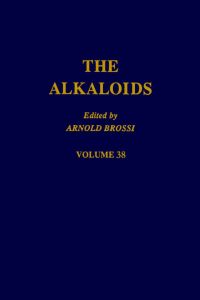 Omslagafbeelding: The Alkaloids: Chemistry and Pharmacology  V38: Chemistry and Pharmacology  V38 9780124695382