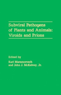 Titelbild: Subviral Pathogens of Plants and Animals: Viroids and Prions 1st edition 9780124702301
