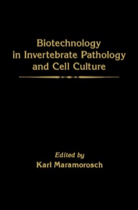 Cover image: Biotechnology in invertebrate pathology and cell culture 9780124702554