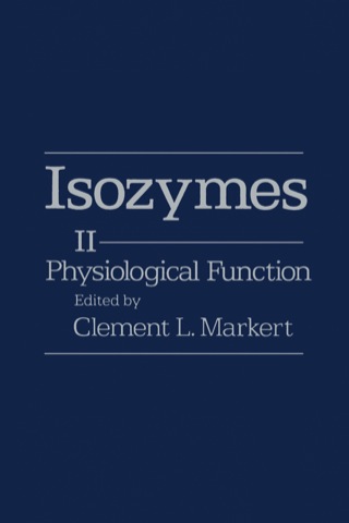 Cover image: Isozymes V2: Physiological Function 1st edition 9780124727021
