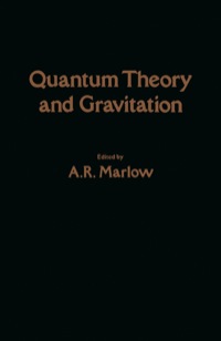 Cover image: Quantum Theory and Gravitation 9780124732605