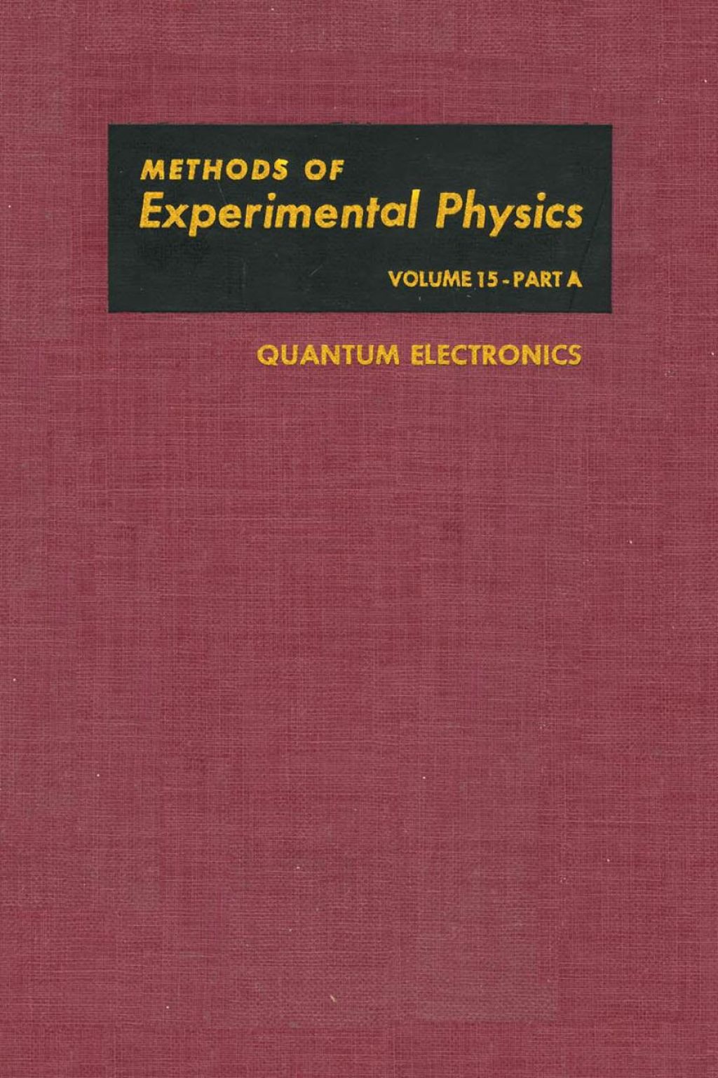 Quantum Electronics (eBook)