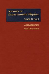 Cover image: METHODS OF EXPERIMENTAL PHYSICS V.12C 9780124759534