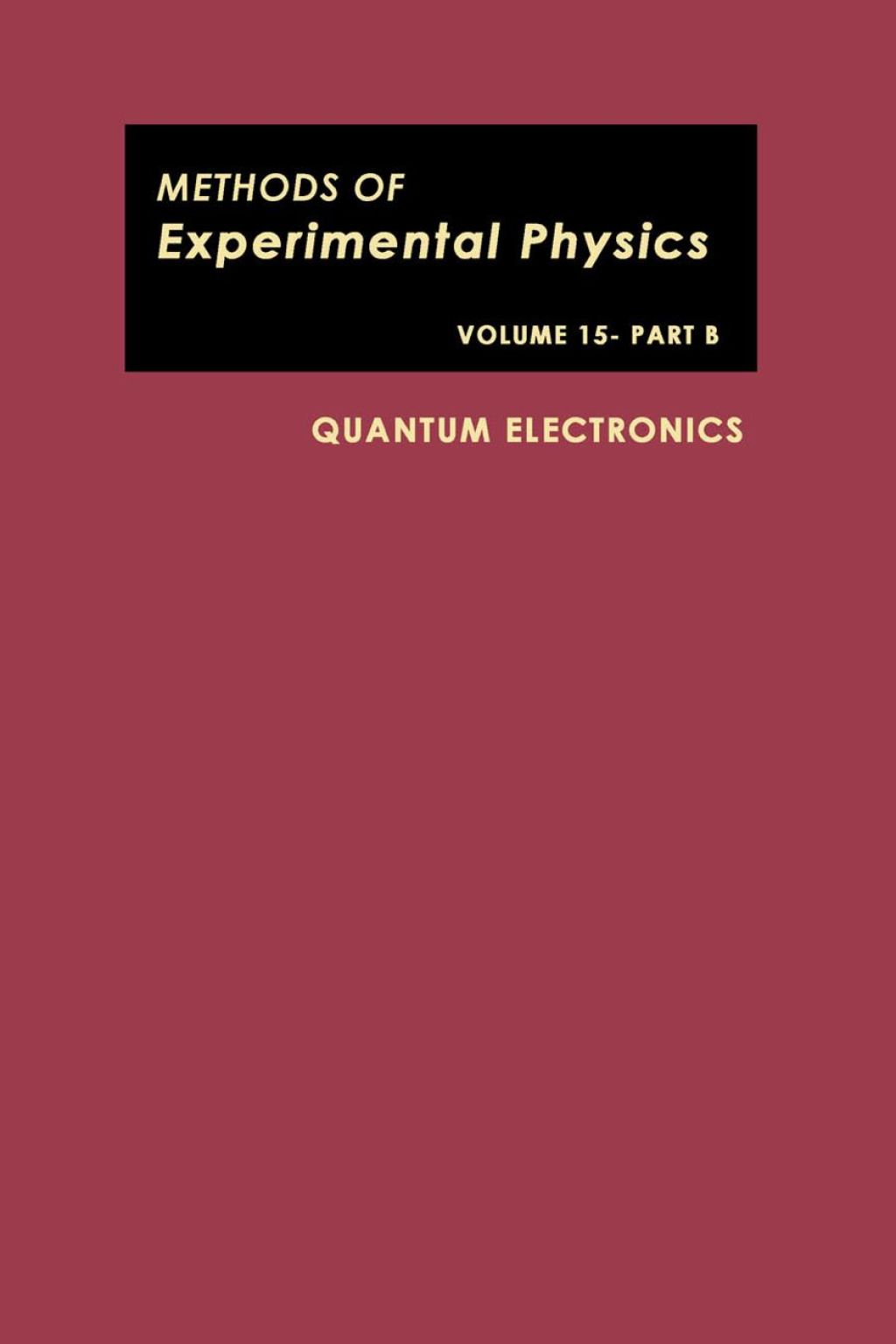 Quantum Electronics (eBook)