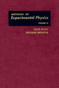 Cover image: Solid State: Nuclear Methods 9780124759633