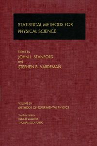 Cover image: Statistical Methods for Physical Science 9780124759732