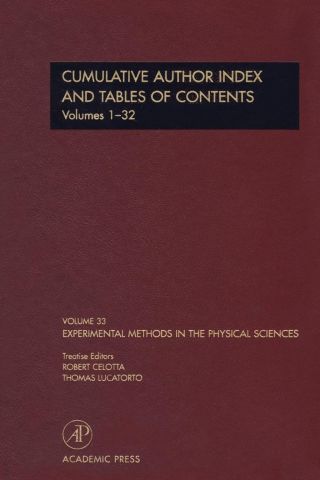 Cover image: Cumulative Author Index and Tables of Contents Volumes1-32: Author Cumulative Index 9780124759800