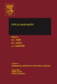 Immagine di copertina: Optical Radiometry 9780124759886