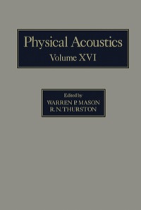 Cover image: Physical Acoustics V16: Principles and Methods 1st edition 9780124779167