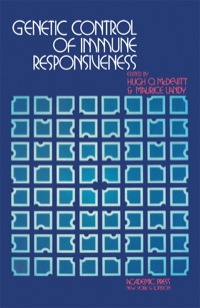 Cover image: Genetic Control of Immune Responsiveness: Relationship to Disease Susceptibility 9780124832503