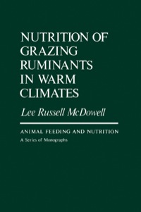 Cover image: Nutrition of Grazing Ruminants in Warm Climates 1st edition 9780124833708