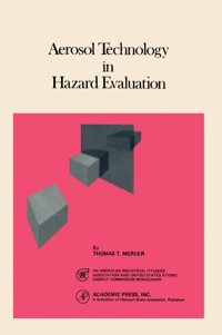 Cover image: Aerosol Technology In Hazard Evaluation 1st edition 9780124911505