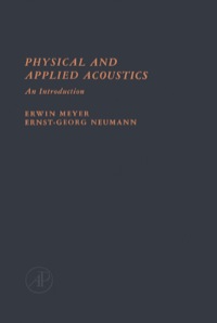 表紙画像: Physical and Applied Acoustics: An Introduction 1st edition 9780124931503