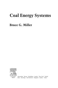 Cover image: Coal Energy Systems 9780124974517