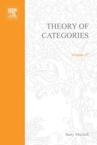 Cover image: Theory of categories 9780124992504