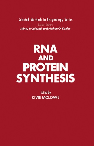 表紙画像: RNA and Protein  Synthesis 1st edition 9780125041805
