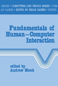 表紙画像: Fundamentals of Human-Computer Interaction 9780125045827